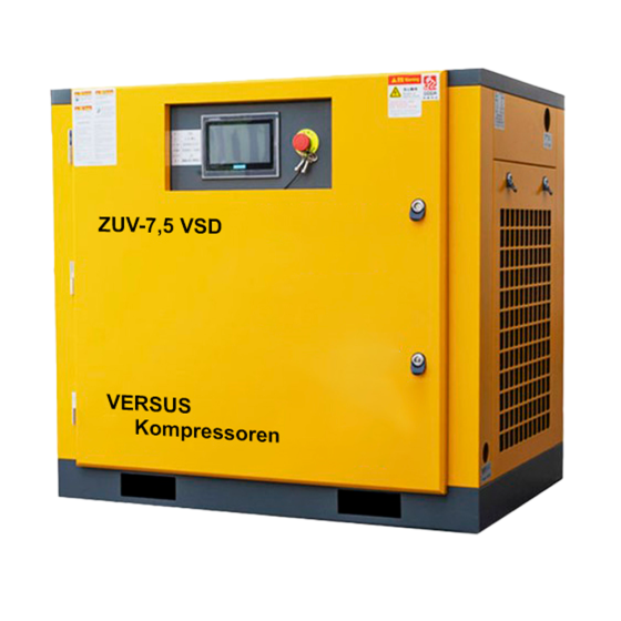 Винтовой компрессор ZUV – 7.5 VSD 10 бар прямой привод IP 54 F