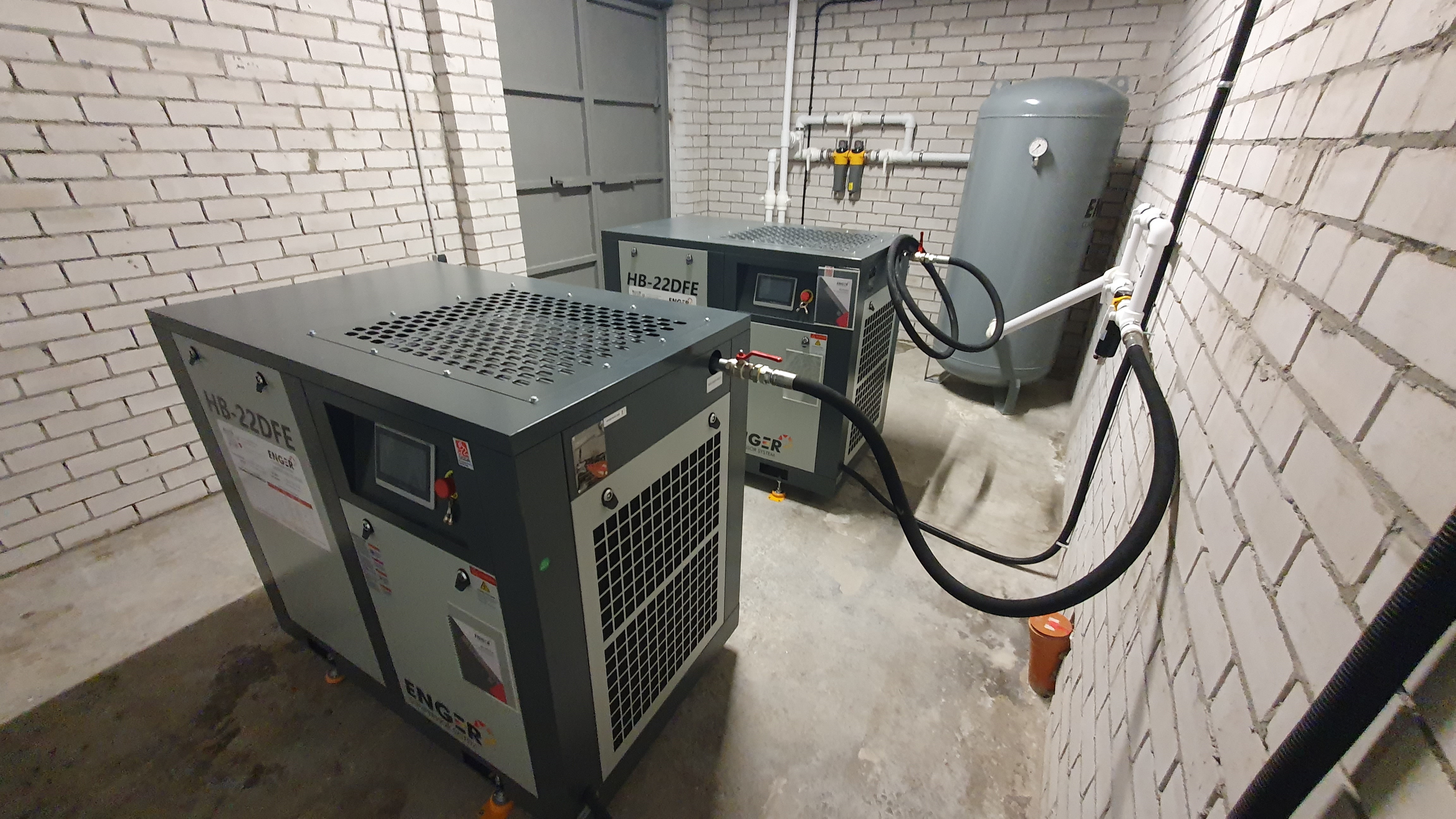 Винтовой компрессор Enger HB-22DFE 8 для ООО ПО "И.К.П"