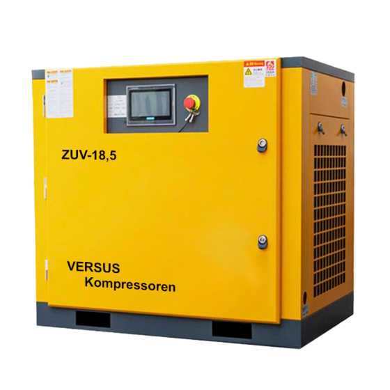 Винтовой компрессор ZUV – 18.5 10 бар прямой привод IP 54 D